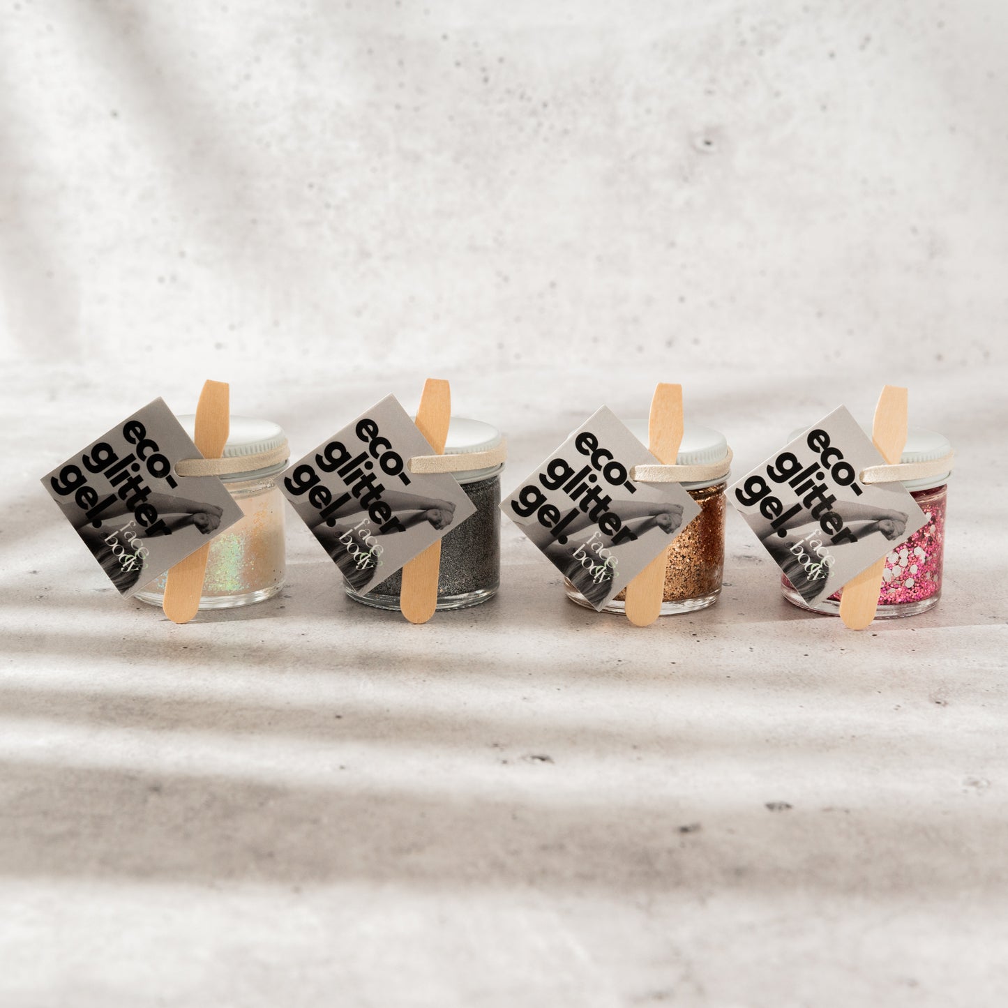 SILVER Eco Glitter-Gel